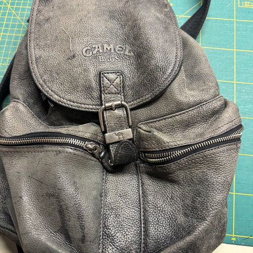 Camelbak leather backpack used, black