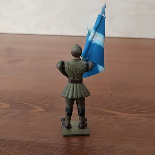 Pal Evzones Flag Bearer Military Figure like new, 1950s