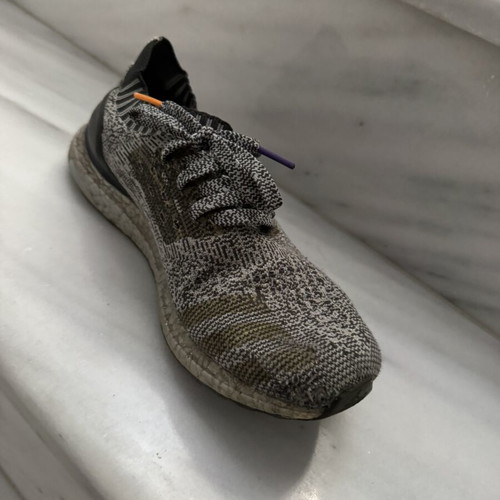 Adidas Ultraboost athletic shoes used, size 43.5, gray