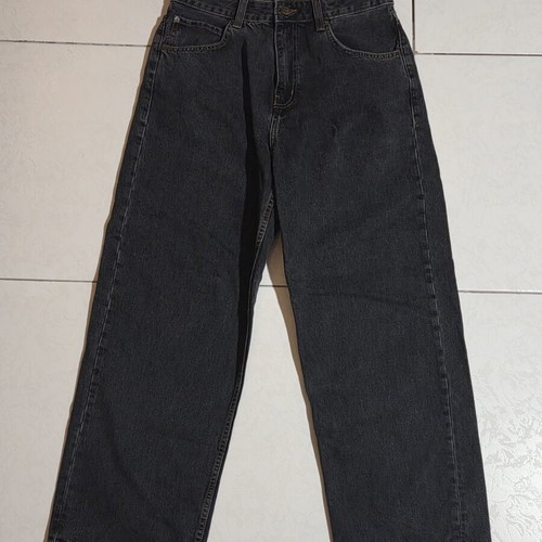 STWD Pull & Bear men's jeans baggy wide leg new, washed black