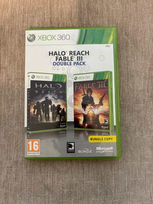 Halo Reach & Fable III Double Pack Xbox 360 used, full English