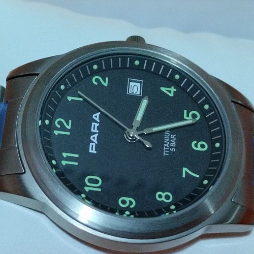 Para Titanium Edition German watch with Citizen Japan movement