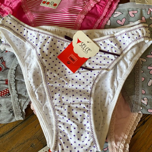 Underwear new with tags, pack of 3, pink multicolor