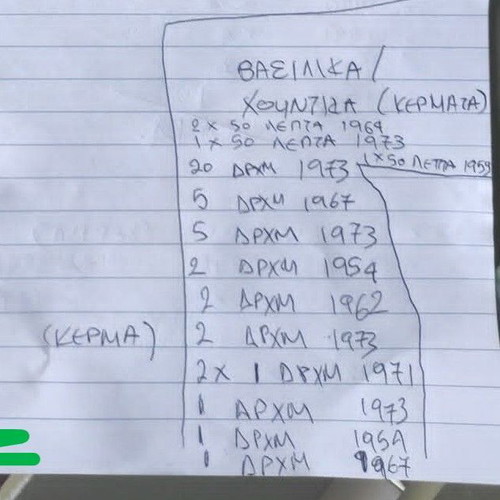 Greek Drachma And Royal Coins Collection used (1954–1998)
