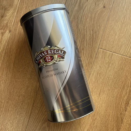 Chivas Regal Metal Box with Lid used
