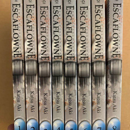 The Vision of Escaflowne manga complete set volumes 1-8 new