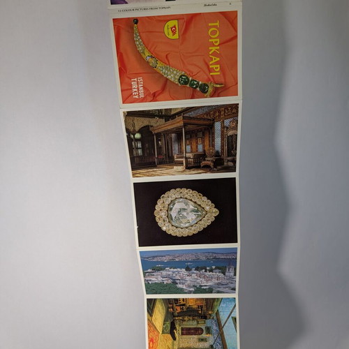 Topkapi postcard collection used, set of 12