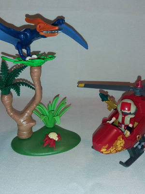 Playmobil The Explorers Ελικόπτερο και Πτεροδάκτυλος 9430