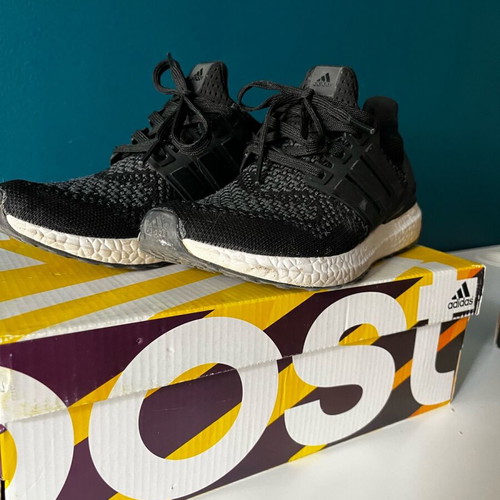 Adidas Ultraboost Running women's like new, size 38, black grey