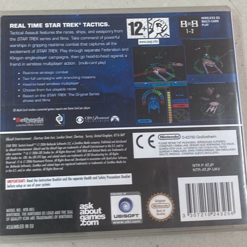 Nintendo DS Star Trek Tactical Assault In good condition. Price 14 Euros