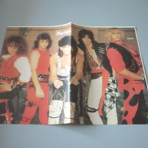 Sting / Ratt double collectible poster used from Agori magazine