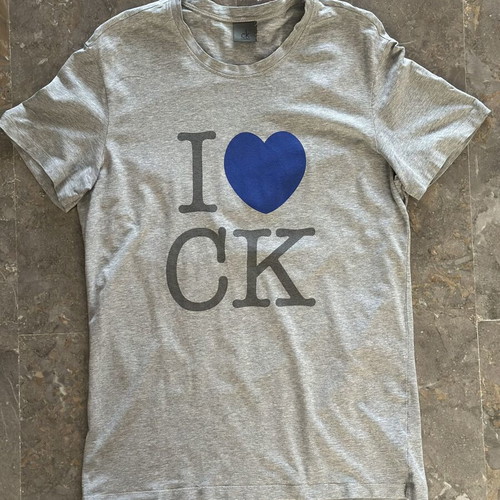 Calvin Klein cotton t-shirt like new, gray, size M
