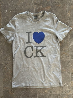 Calvin Klein cotton t-shirt like new, gray, size M