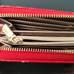 Guess wallet used, red