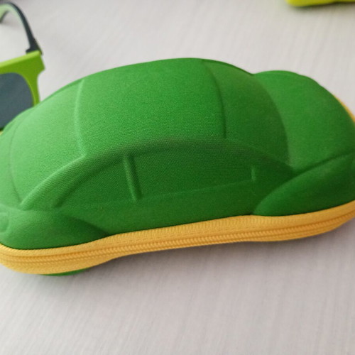 Marasil MR436 children's green butterfly sunglasses with case