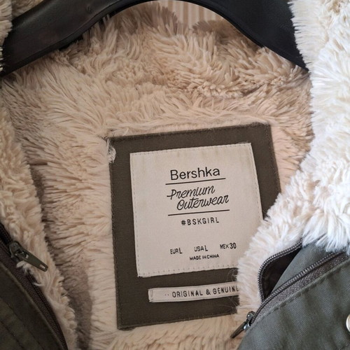 Bershka Premium women's jacket khaki size L like new