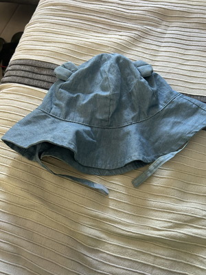 Zara hat with ears like new, size S, blue, 3-5 years