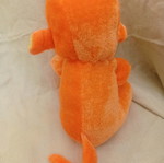 Plush monkey orange 15cm, washed