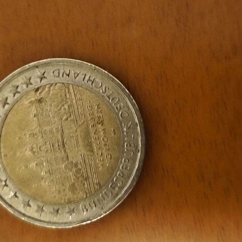 2€ commemorative coin used, Germany 2007 Mecklenburg-Vorpommern Schwerin Castle