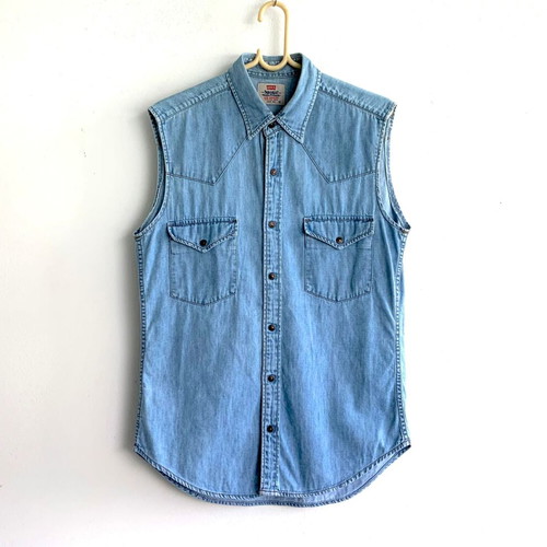 Levi's Jeans sleeveless shirt vintage 1990s medium like new