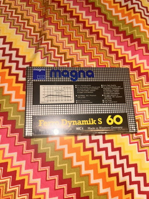 Magna Ferro Dynamik S 60 sealed cassette tape from Western Germany 1984
