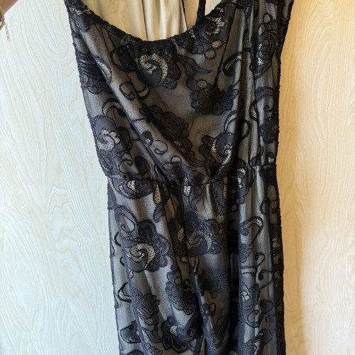 Lace jumpsuit with nude lining, new, Bibibo, medium/large