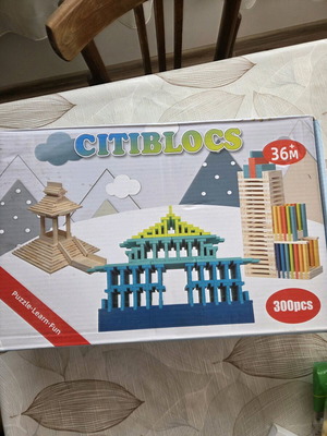 Citiblocs 300 pieces building set new