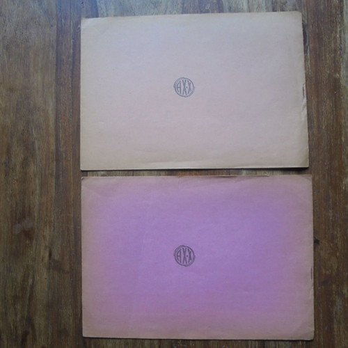 Mickey Mouse two old sketchbooks from 1940-50 decade in fair condition