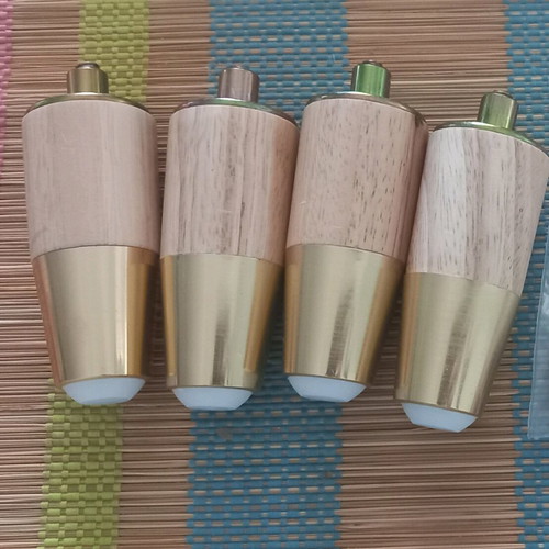 Furniture legs bases new, set of 4 wooden