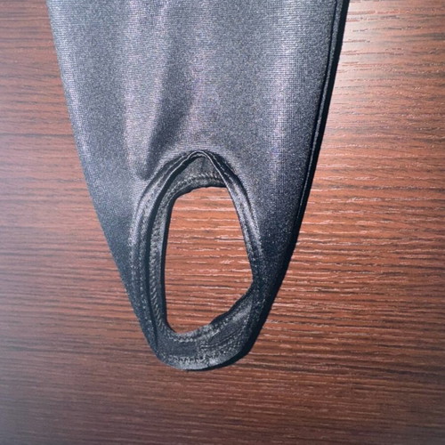 Stradivarius Black Shiny Leggings used No L