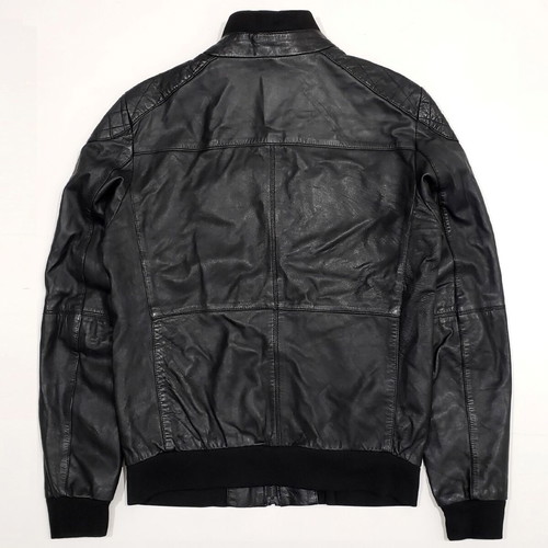 Zara Man leather jacket like new, size S-M, black