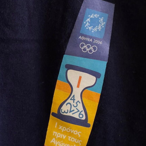 Athens 2004 T-shirt one year before the games new