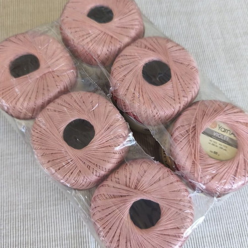 YarnArt Violet yarn set of 6, new, pink apple shade