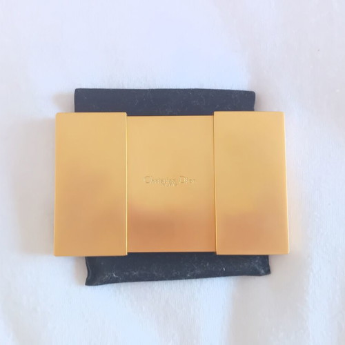 Christian Dior vintage sliding pocket mirror used with defect
