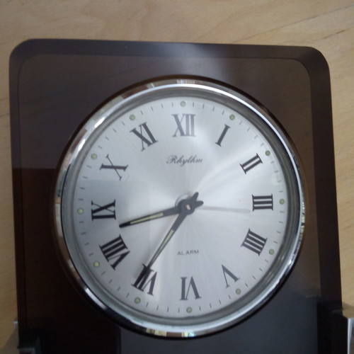 Rythm mechanical 24-hour table clock unused