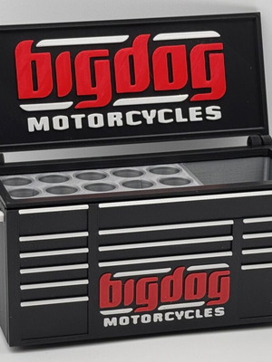 BigDog Motorcycles επιτραπέζιος οργανωτής και θήκη για μολύβια