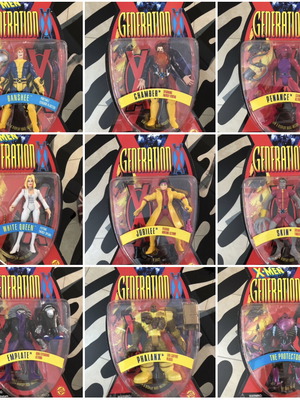 Σετ Generation X 9 μεταχειρισμένες φιγούρες X-Men Marvel