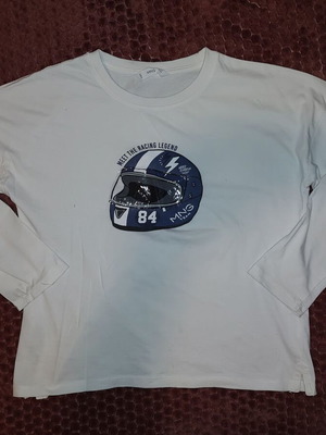 Mango children's shirt size 9 years like new, white