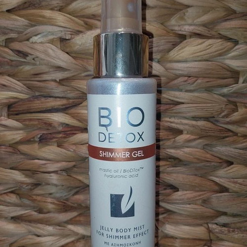Mastic Spa Bio Detox Shimmer Gel new, moisturizing body jelly with shimmer
