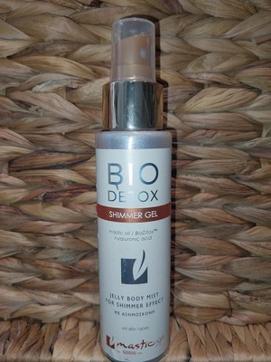 Mastic Spa Bio Detox Shimmer Gel new, moisturizing body jelly with shimmer