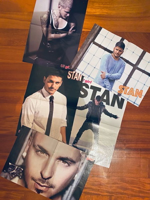 STAN posters used, 5 collectible and 1 giant poster