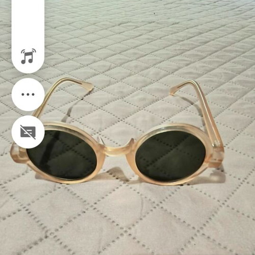 Barrage Vintage Sunglasses Unisex, like new, beige