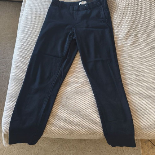 H&M women's black pants with side zipper like new