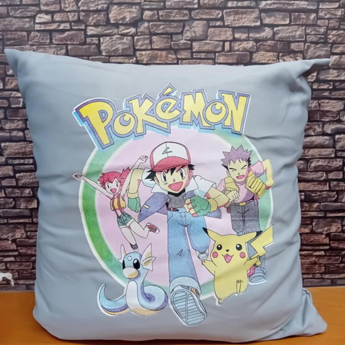 Pokemon pillow new with Ash, Brock, Misty, Pikachu and Dratini