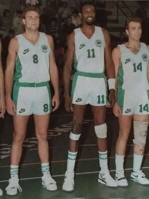 Panathinaikos Basketball Poster '80 like new, size 27x20 cm