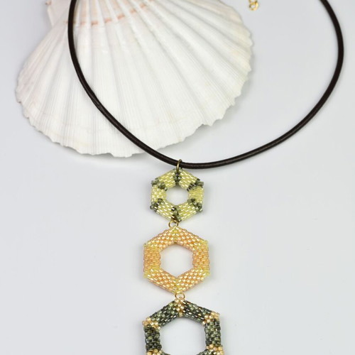 Gorska Svetlina Necklace custom made with leather cord