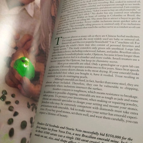 Emeralds by Fred Ward used book