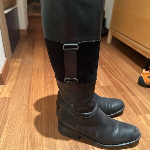 Gant riding boots size 38 used, genuine leather black