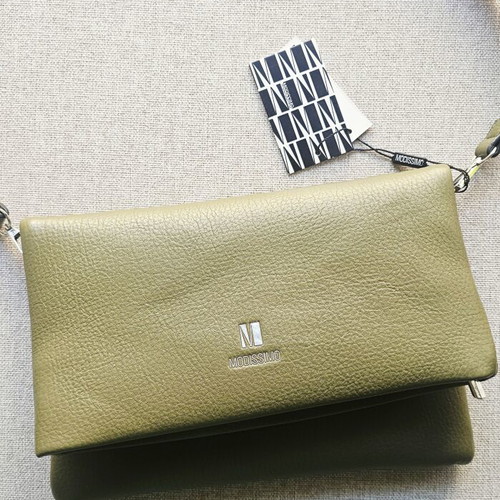 Modissimo crossbody bag new, olive vegan leather