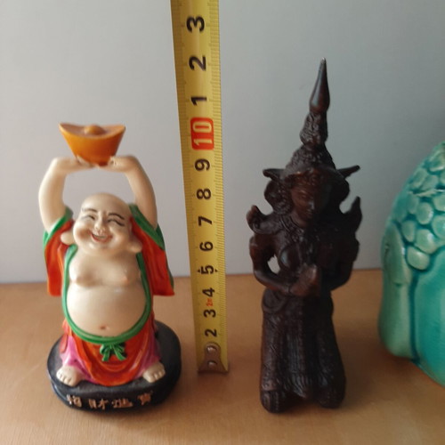 Asian art set of three items like new